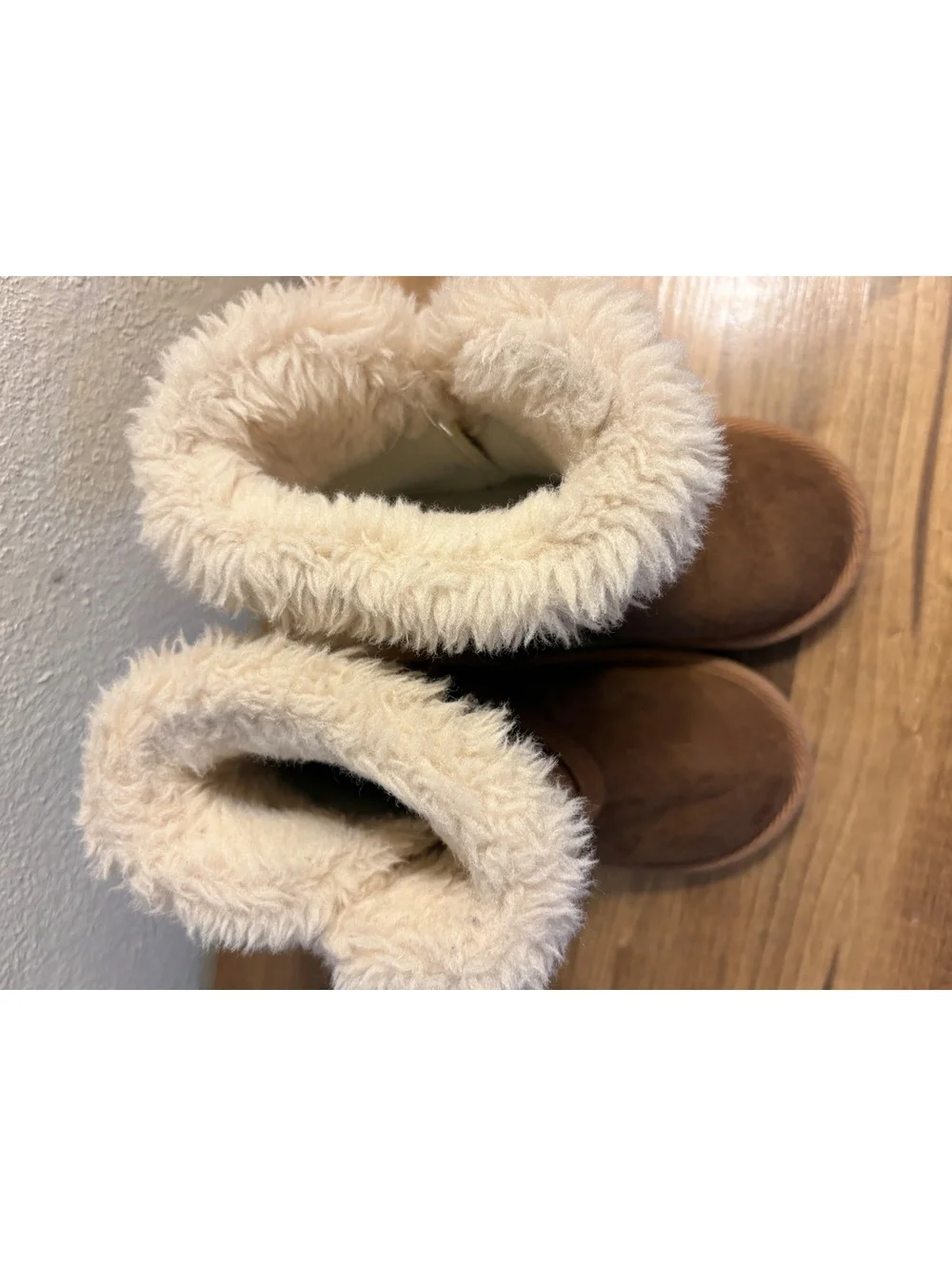 Children’s Place Brown Faux Fur Lined Winter Boots Size 9 Toddler